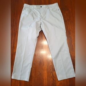 Lee Performance Series Extreme Comfort Gray Stretch Waist Casual Pants Men 40x30